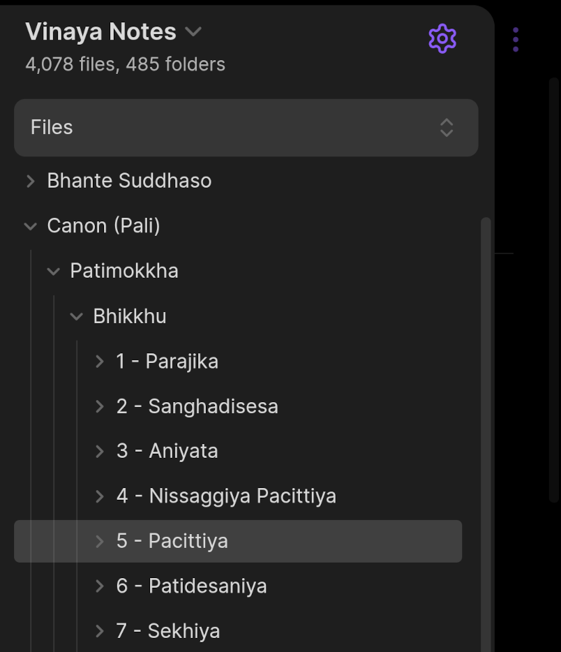 The Pātimokkha Folder