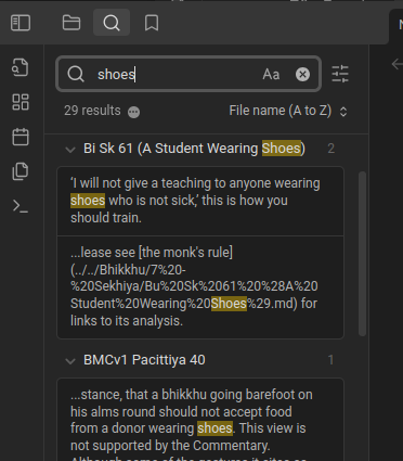 Full text search